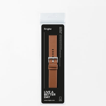 Ringke One Basic Bold szíj Fossil Watch / Mobvoi Watch / Suunto Watch sorozathoz, 24mm, barna