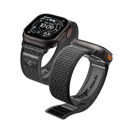 Spigen Athlex Air 2 szíj Apple Watch 49mm / 46mm / 45mm / 44mm sorozathoz, Szürke AMP11113