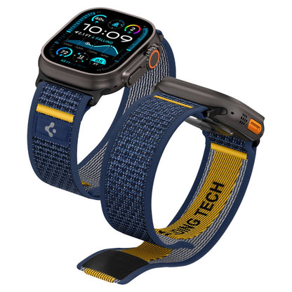 Spigen Athlex Air szíj Apple Watch 49mm / 46mm / 45mm / 44mm sorozathoz, Tengerészkék AMP09036