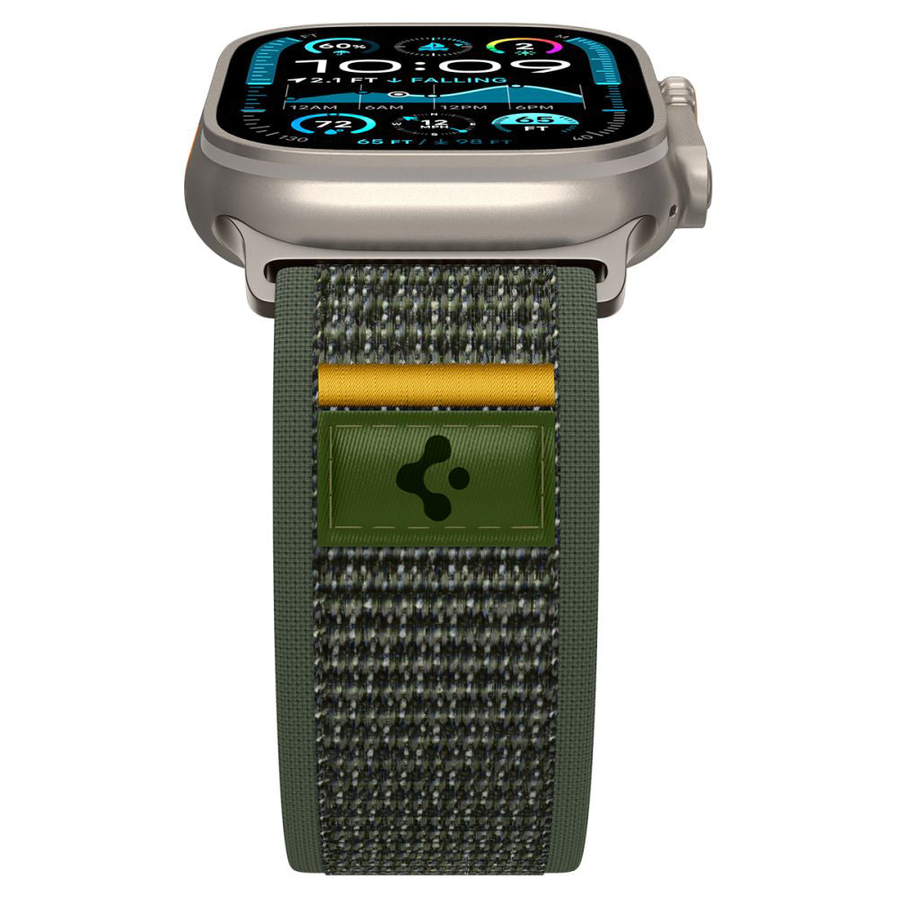 Spigen Athlex Air szíj Apple Watch 49mm / 46mm / 45mm / 44mm sorozathoz, Zöld AMP09035