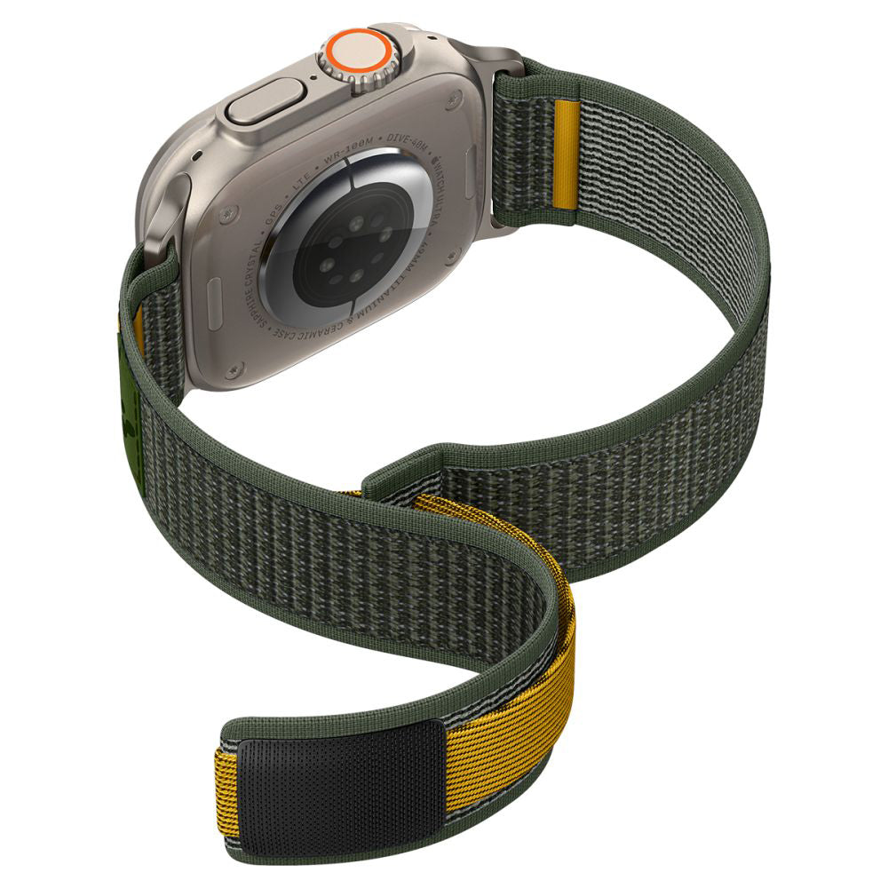 Spigen Athlex Air szíj Apple Watch 49mm / 46mm / 45mm / 44mm sorozathoz, Zöld AMP09035