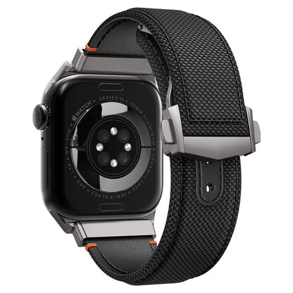 Spigen Classic Fit szíj Apple Watch 49mm / 46mm / 45mm / 44mm / 42mm sorozathoz, fekete AMP09304