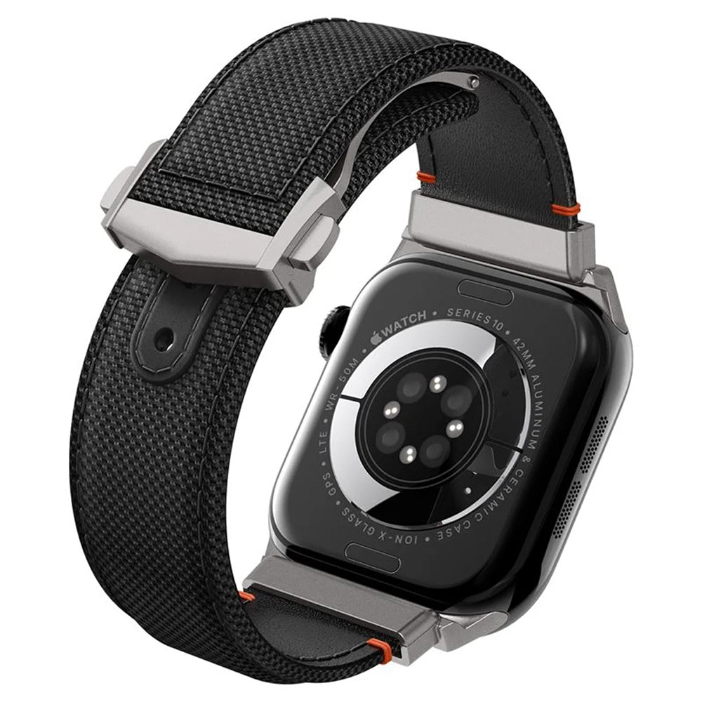 Spigen Classic Fit szíj Apple Watch 49mm / 46mm / 45mm / 44mm / 42mm sorozathoz, fekete AMP09304