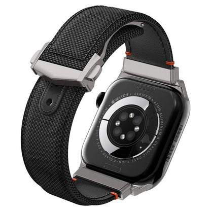 Spigen Classic Fit szíj Apple Watch 49mm / 46mm / 45mm / 44mm / 42mm sorozathoz, fekete AMP09304