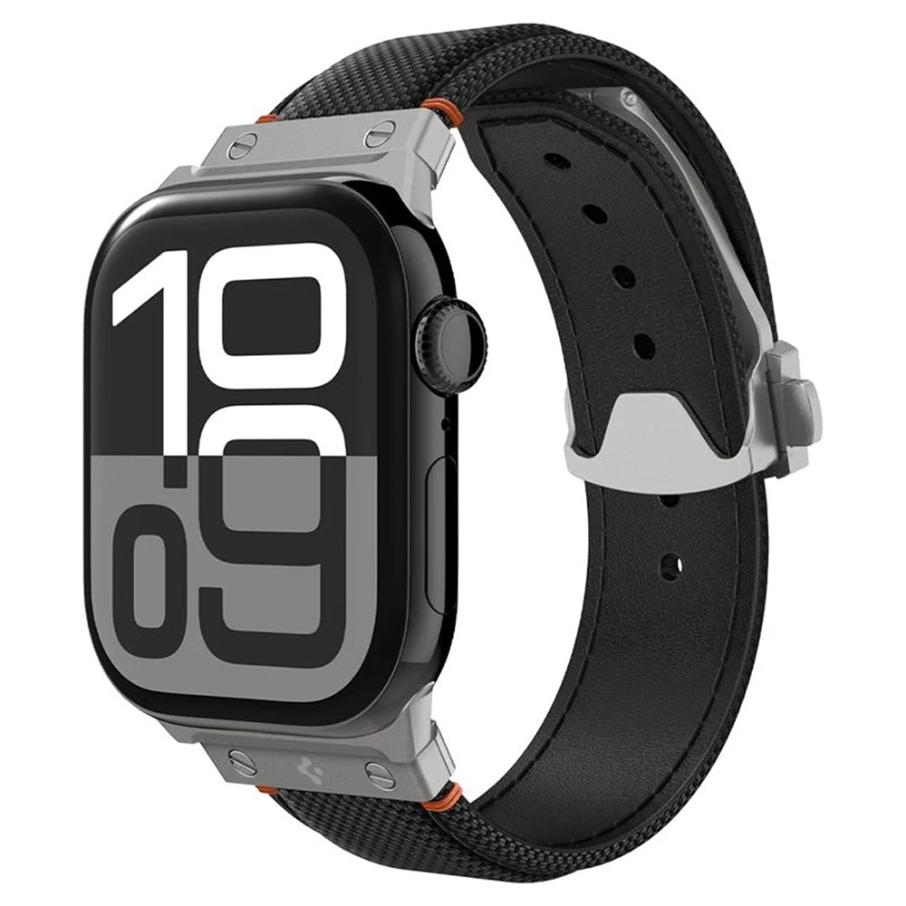 Spigen Classic Fit szíj Apple Watch 49mm / 46mm / 45mm / 44mm / 42mm sorozathoz, fekete AMP09304