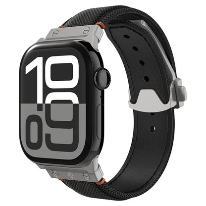 Spigen Classic Fit szíj Apple Watch 49mm / 46mm / 45mm / 44mm / 42mm sorozathoz, fekete AMP09304