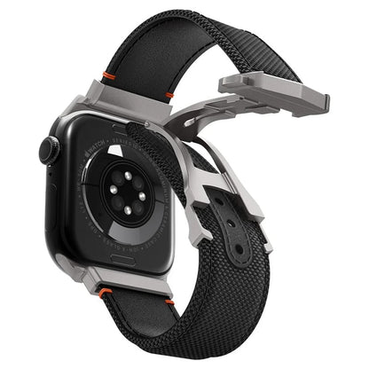 Spigen Classic Fit szíj Apple Watch 49mm / 46mm / 45mm / 44mm / 42mm sorozathoz, fekete AMP09304