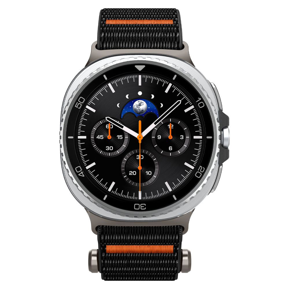 Spigen DuraPro Flex szíj Samsung Galaxy Watch8 / Watch8 Classic sorozathoz, Fekete
