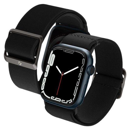 Spigen Lite Fit szíj Apple Watch 42mm / 41mm / 40mm sorozathoz, fekete AMP02290