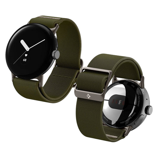 Spigen Lite Fit szíj a Google Pixel Watch 41mm sorozathoz, Kaki AMP07608
