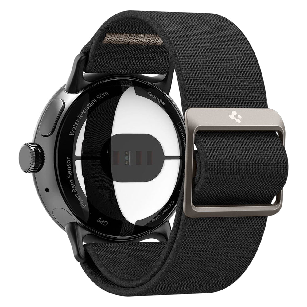 Spigen Lite Fit szíj a Google Pixel Watch 45mm sorozathoz, fekete AMP07601