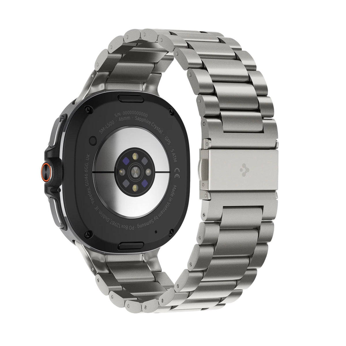 Spigen Modern Fit szíj Samsung Galaxy Watch9 / Watch8 / Watch8 Classic sorozathoz, szürke AMP10122