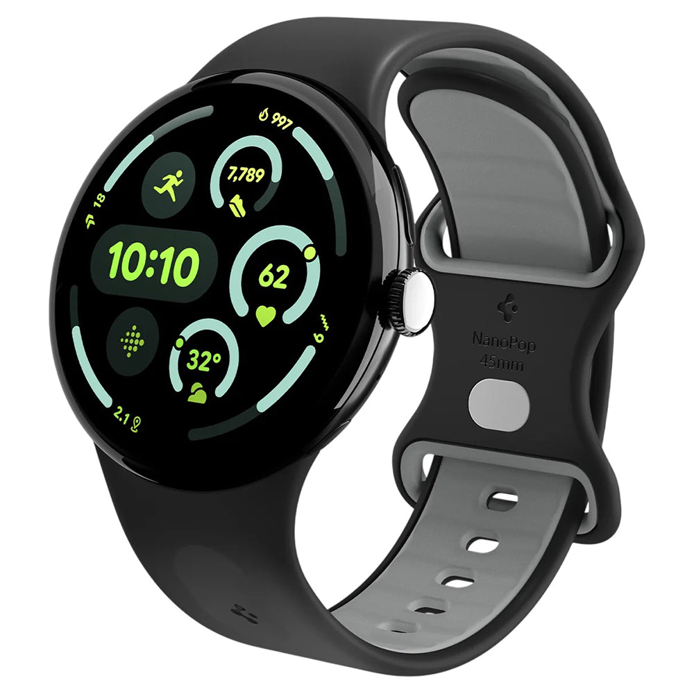 Spigen Nano Pop szíj Google Pixel Watch 45mm sorozathoz, fekete AMP09491