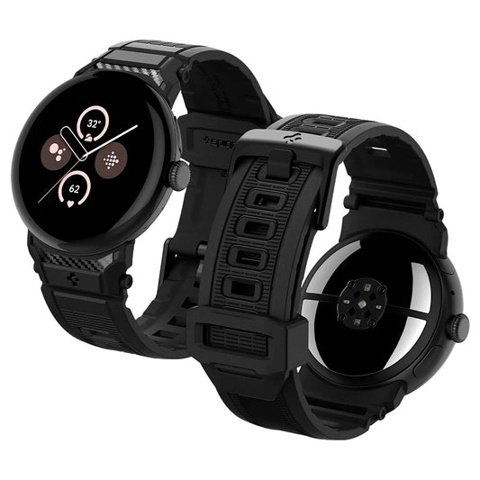 Spigen Rugged szíj a Google Pixel Watch 45mm sorozathoz, fekete AMP07600