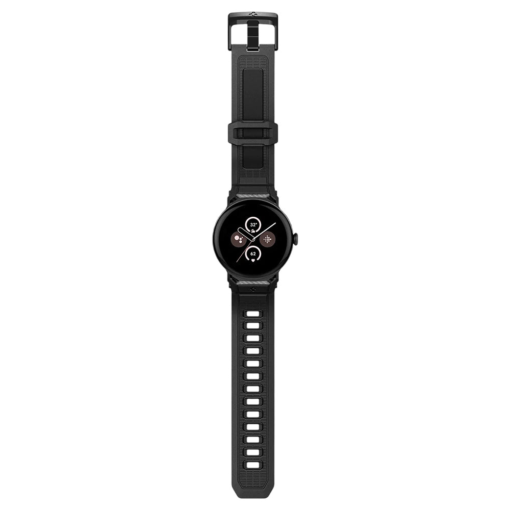 Spigen Rugged szíj a Google Pixel Watch 45mm sorozathoz, fekete AMP07600