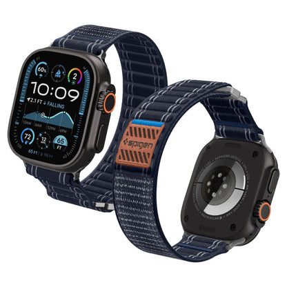 Spigen WBF0 szíj Apple Watch 49mm / 46mm / 45mm / 44mm sorozathoz, Tengerészkék
