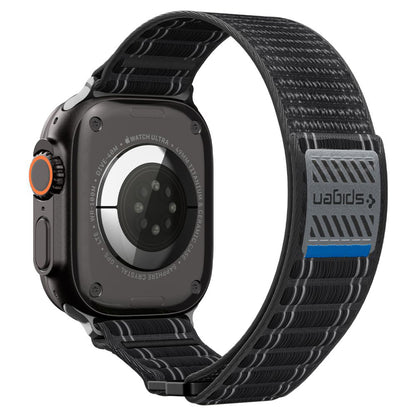 Spigen WBF0 szíj Apple Watch 49mm / 46mm / 45mm / 44mm sorozathoz, Fekete