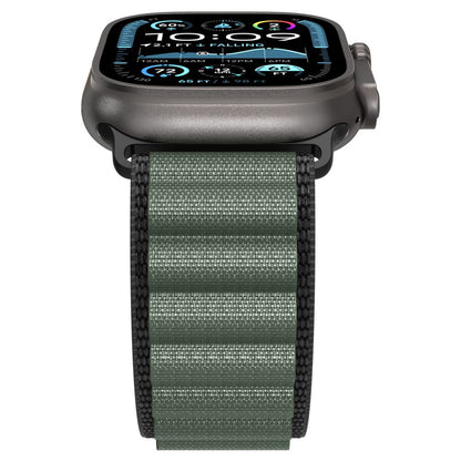 Spigen WBF1 Strap for Apple Watch 49mm / 46mm / 45mm / 44mm Series, Black Green