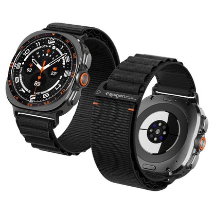 Spigen WBF1 szíj Samsung Galaxy Watch Ultra sorozathoz, fekete AMP11613