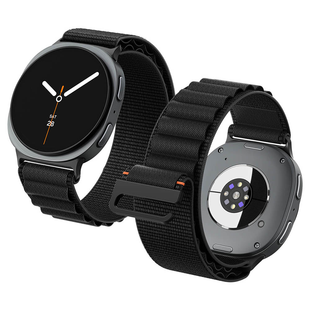 Spigen WBF1 szíj Samsung Galaxy Watch9 / Watch8 / Watch8 Classic sorozathoz, fekete AMP11607