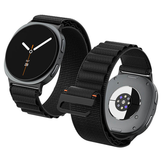 Spigen WBF1 szíj Samsung Galaxy Watch9 / Watch8 / Watch8 Classic sorozathoz, fekete AMP11607