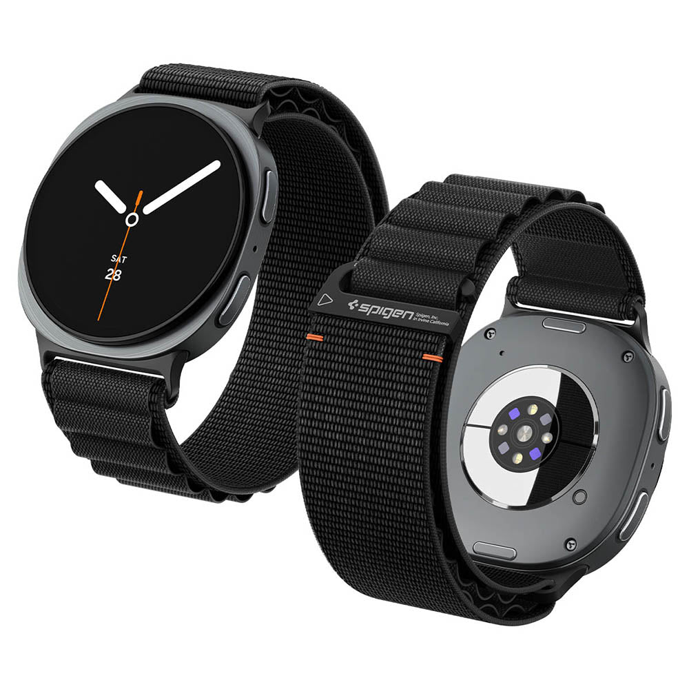 Spigen WBF1 szíj Samsung Galaxy Watch9 / Watch8 / Watch8 Classic sorozathoz, fekete AMP11607