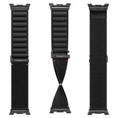 Spigen WBF1 szíj Samsung Galaxy Watch9 / Watch8 / Watch8 Classic sorozathoz, fekete AMP11607