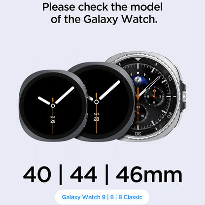 Spigen WBF1 szíj Samsung Galaxy Watch9 / Watch8 / Watch8 Classic sorozathoz, fekete AMP11607