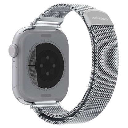 Spigen WBM4 Band for Apple Watch 42mm / 41mm / 40mm Series, Silver AMP10498