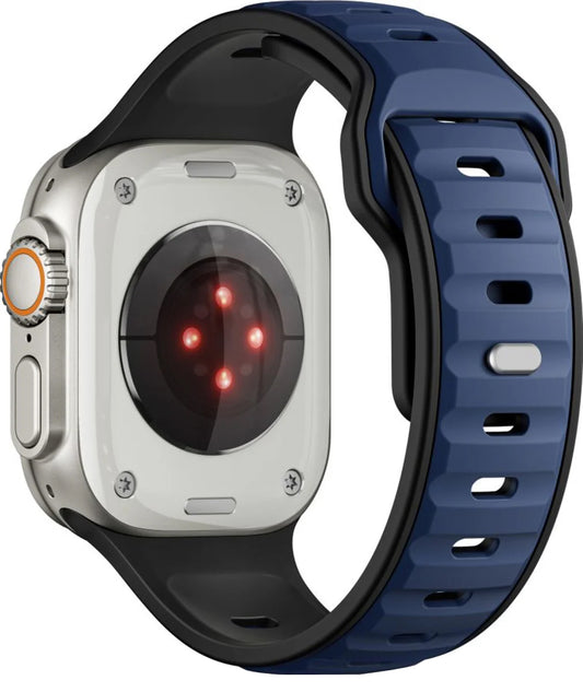 Tech-Protect Iconband Line szíj Apple Watch 49mm / 46mm / 45mm / 44mm sorozathoz, Tengerészkék