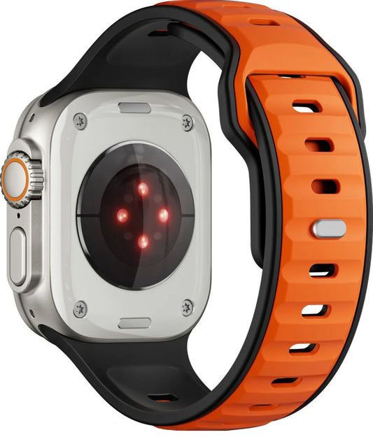 Tech-Protect Iconband Line szíj Apple Watch 49mm / 46mm / 45mm / 44mm sorozathoz, Narancssárga