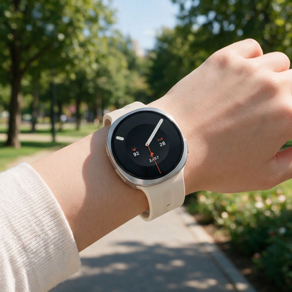 Tech-Protect Silicone Evo szíj Samsung Galaxy Watch9 / Watch8 / Watch8 Classic sorozathoz, bézs