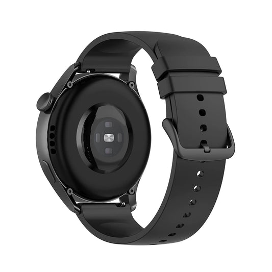 Techsuit W001 szíj Samsung Galaxy Watch / Huawei Watch sorozathoz, 20mm, Fekete
