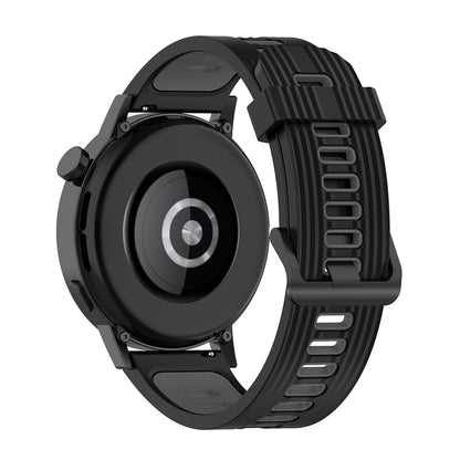 Techsuit W002 szíj Samsung Galaxy Watch / Huawei Watch sorozathoz, 20mm, Fekete