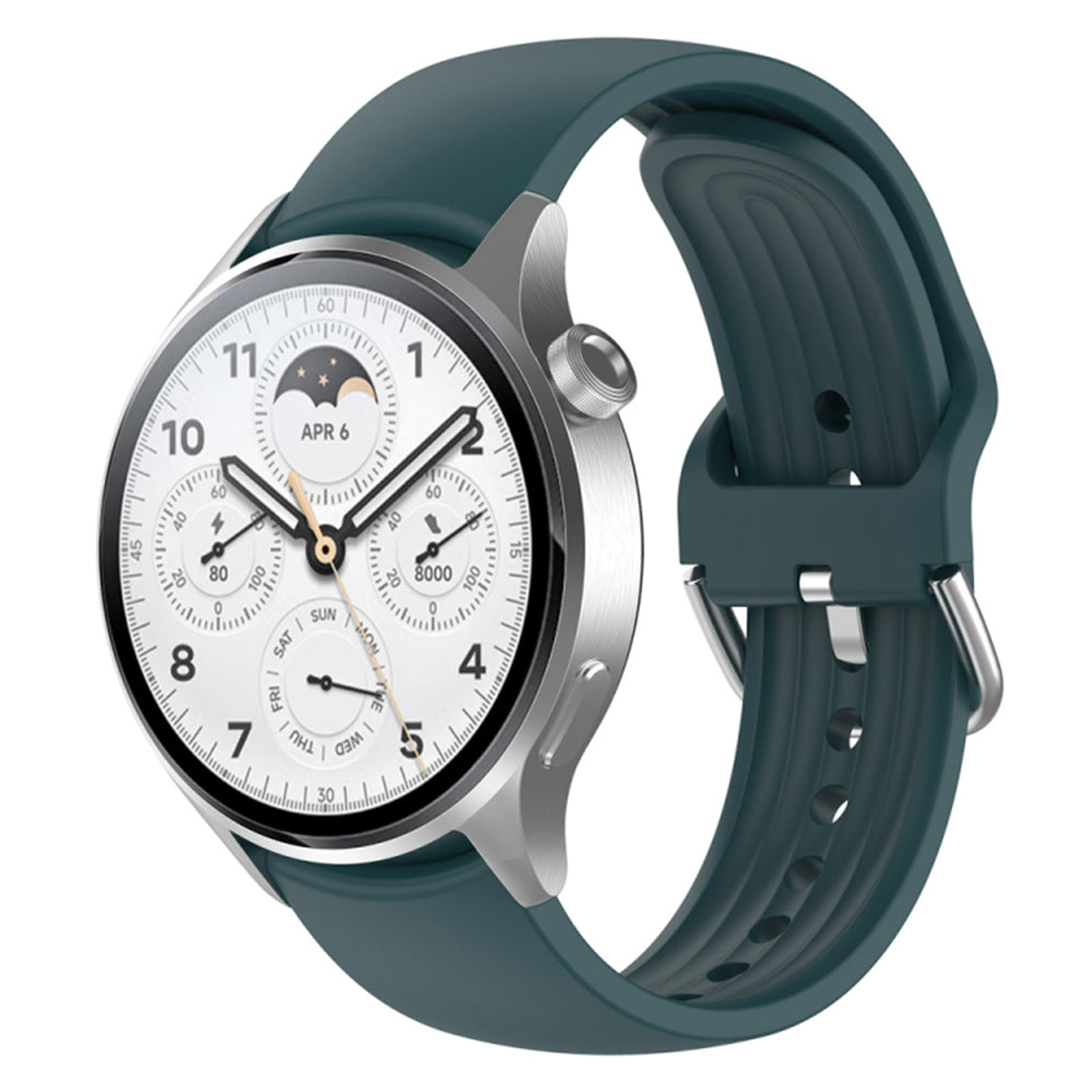 Techsuit W003 szíj Huawei Watch / Xiaomi Watch sorozathoz, 22mm, Zöld