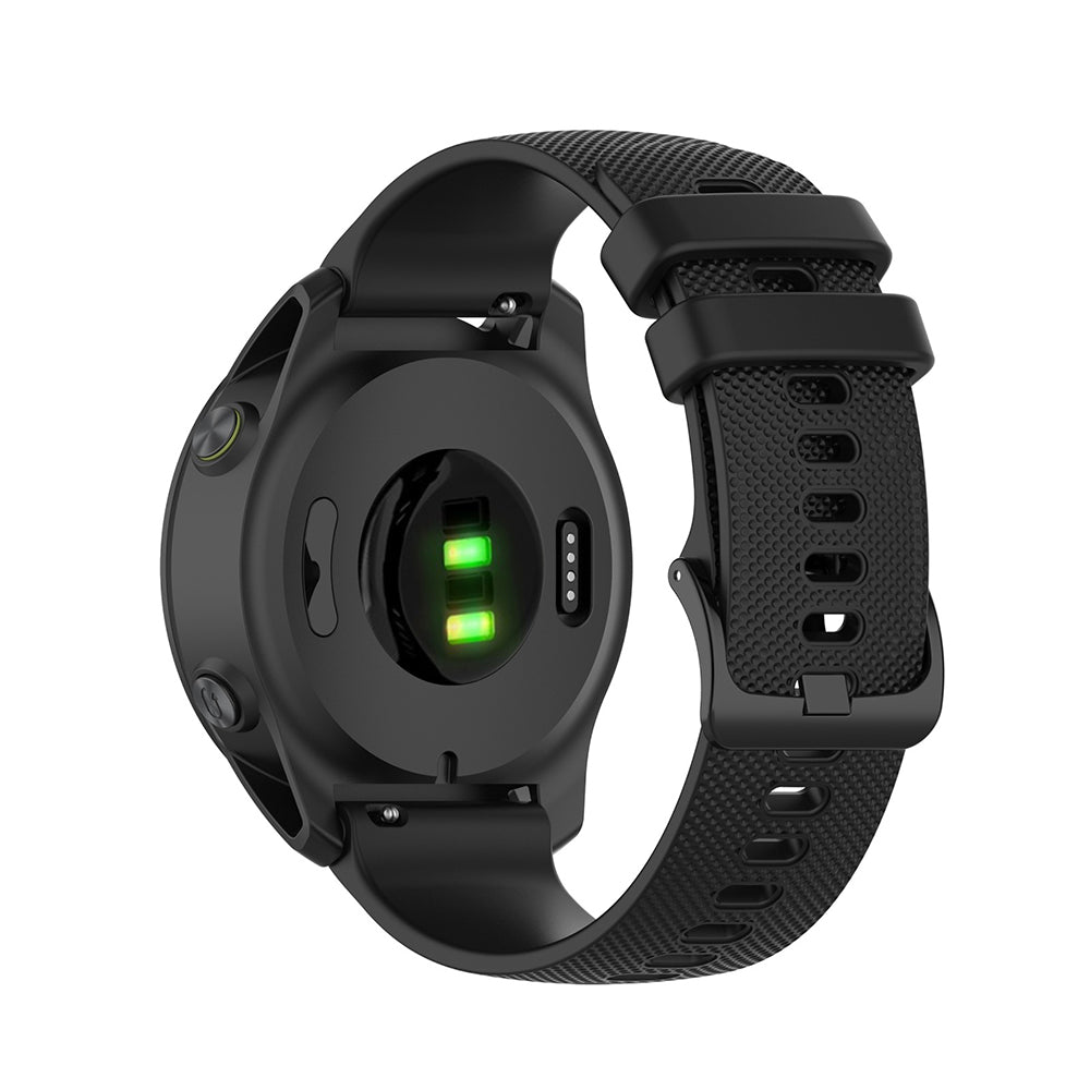 Techsuit W006 szíj Samsung Galaxy Watch / Huawei Watch sorozathoz, 20mm, Fekete