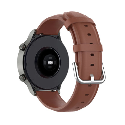 Techsuit W007PU szíj Huawei Watch / Xiaomi Watch sorozathoz, Barna