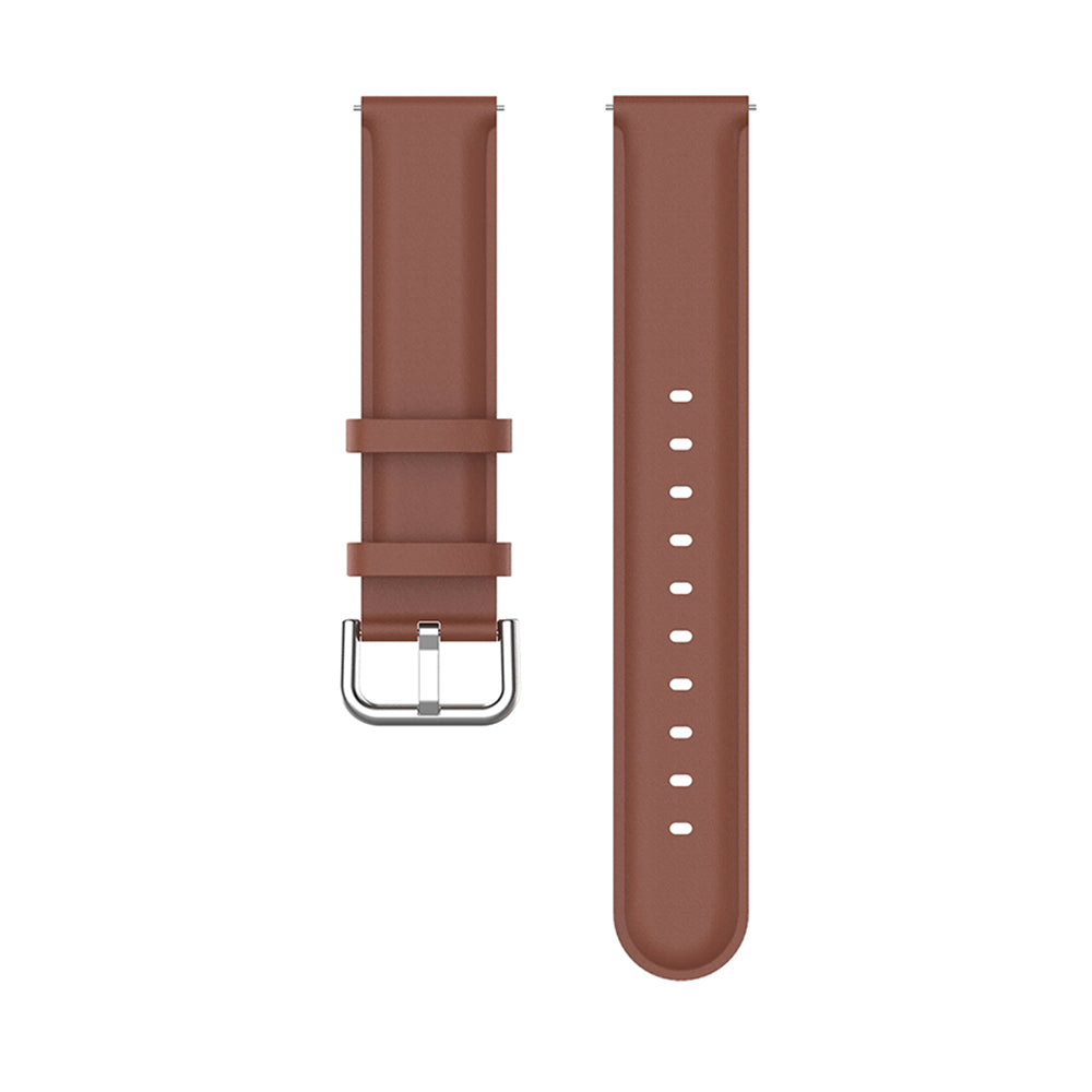 Techsuit W007PU szíj Huawei Watch / Xiaomi Watch sorozathoz, Barna