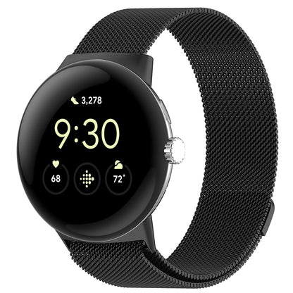 Techsuit W009 szíj Google Pixel Watch 4 45mm-hez, Fekete