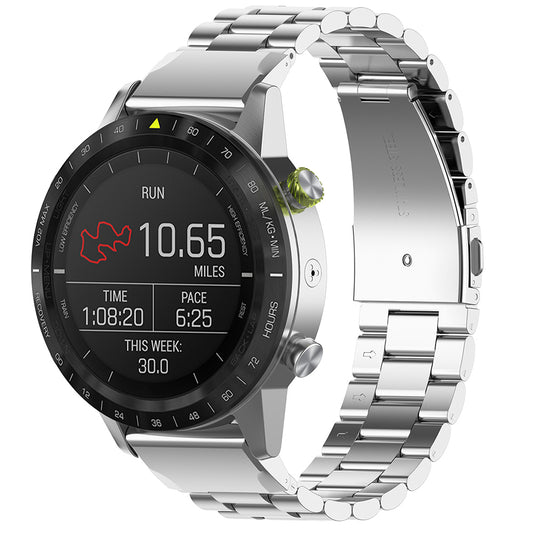 Techsuit W010 szíj Garmin Watch Fenix sorozathoz, 26mm, Ezüst