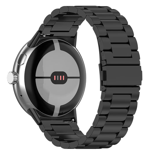 Techsuit W010 szíj Google Pixel Watch 4 45mm-hez, Fekete