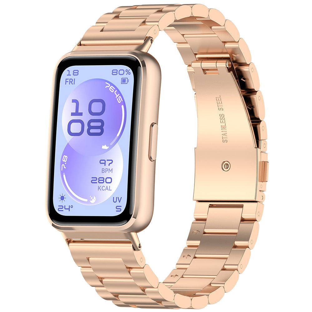 Techsuit W010 szíj Huawei Band 11 / 11 Pro-hoz, Rózsaszín