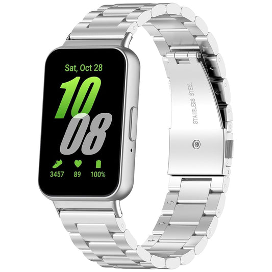 Techsuit W010 szíj Samsung Galaxy Fit3 R39M-hez, ezüst