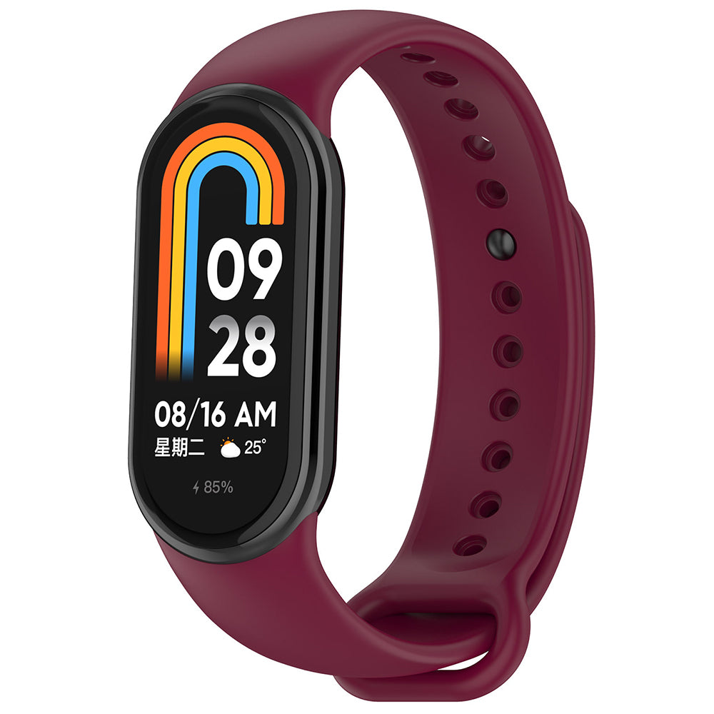 Techsuit W014 szíj Xiaomi Smart Band 9 / 8-hoz, Sötétvörös
