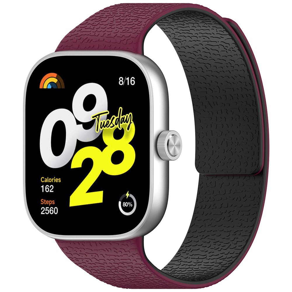 Techsuit W016 szíj Xiaomi Smart Band / Watch sorozathoz, Fekete Cseresznye