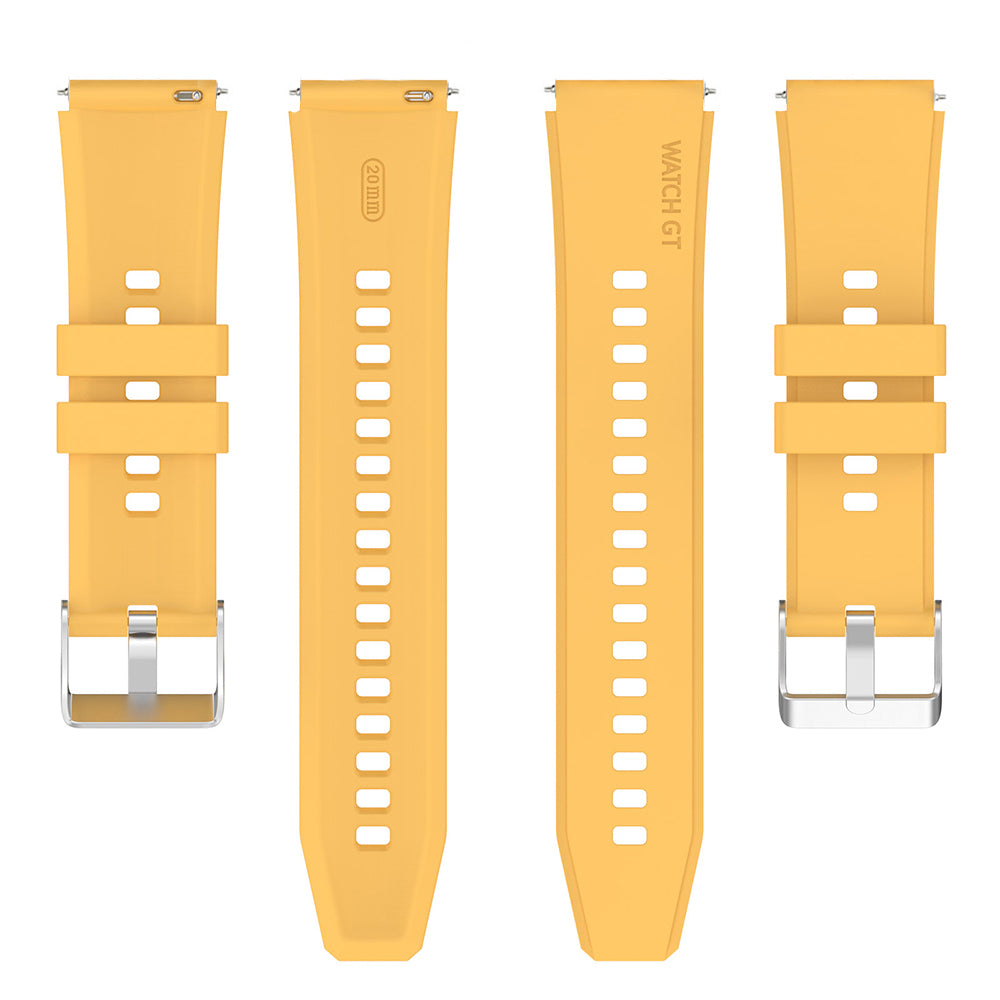 Techsuit W026 szíj Samsung Galaxy Watch / Huawei Watch sorozathoz, 20mm, Sárga