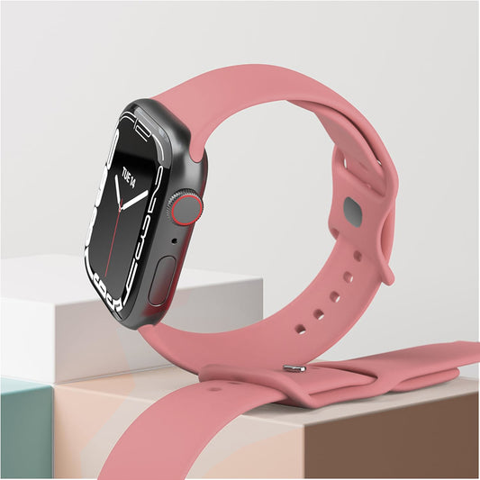 Techsuit W031 szíj Apple Watch 42mm / 41mm / 40mm / 38mm sorozathoz, Rózsaszín