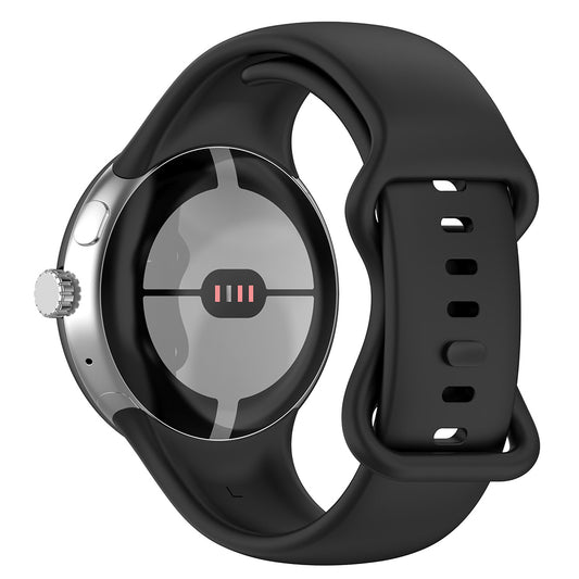 Techsuit W031 szíj a Google Pixel Watch 3 45mm-hez, Fekete