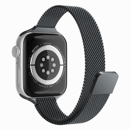Techsuit W034 szíj Apple Watch 42mm / 41mm / 40mm / 38mm sorozathoz, Fekete