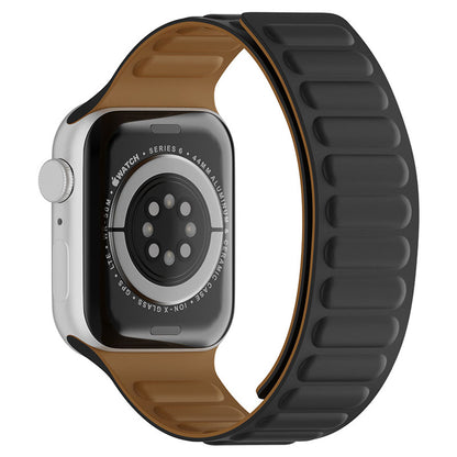 Techsuit W035 szíj Apple Watch 42mm / 41mm / 40mm / 38mm sorozathoz, Fekete
